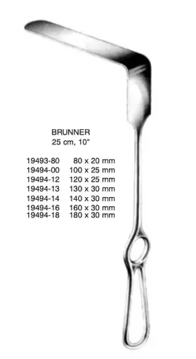 Retractor Brunner, 25 cm